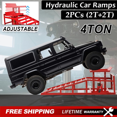 Hydraulic jack car ramps - x,