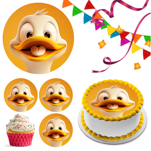 Duck duckling cake topper - duckling,
