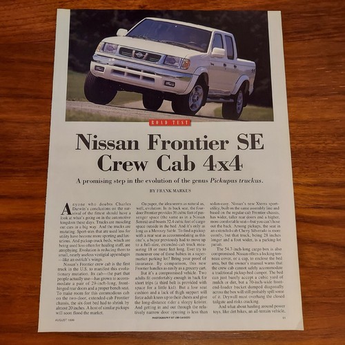 Nissan frontier crew - nissan,