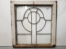 ANTIQUE BEVELED GLASS WINDOW