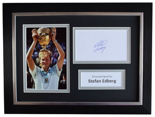 Stefan edberg signed framed - stefan,