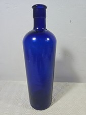 Vintage Colbalt Blue Bottle Chemist Apothecary Pharmacy Chemist Glass