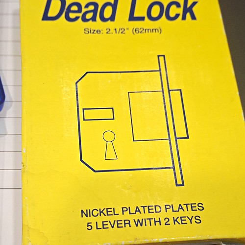 Lever dead lock - dead,
