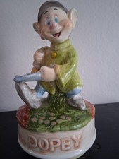 DISNEY'S DOPEY MUSIC BOX BY SCHMID FROM SNOW WHITE & 7 DWARFS - BOXED