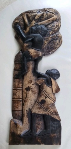 Vintage african wood carving - ,