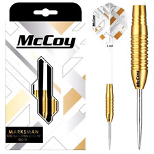 McCOY Marksman  90% Tungsten Darts Set, Gold NTI Coated, 24 Gram