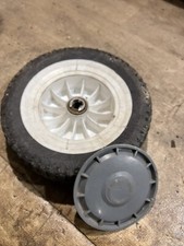 1 X Rear Wheel & Trim Cap from a Victa MCA261A Two Stroke Lawn Mower (161)