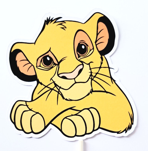 Lion king cake topper - lion,
