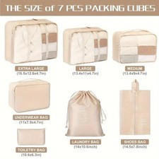 7pcs Packing Travel Cubes