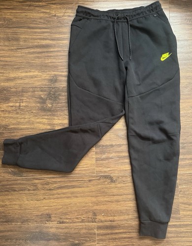 Nike tech joggers black neon - tech, black/neon