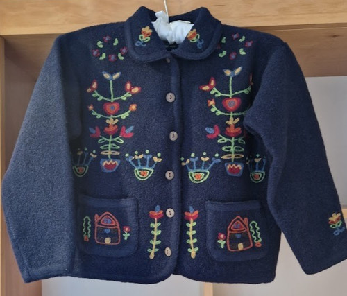 Child embroidered boiled - child's,