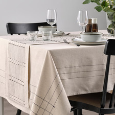 Ikea Vararv Cotton Jute Swedish Table cloth 260cm x 150cm