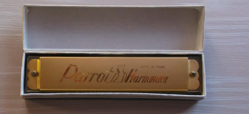 Parrot harmonica holes c - -,