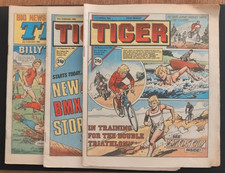 Vintage Tiger Comic Weekly Lot