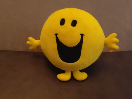 Happy beanie baby plush - happy,