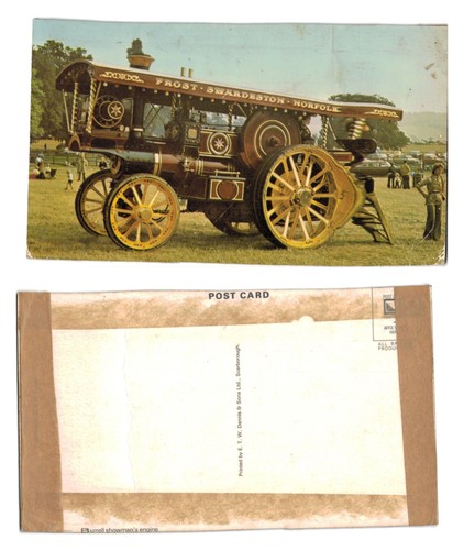 Postcard frost swardeston - postcard,