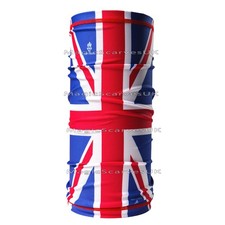 Black White Check Biker Neck Tube Scarf Snood MOD Union Jack Flag Bandana Gaiter
