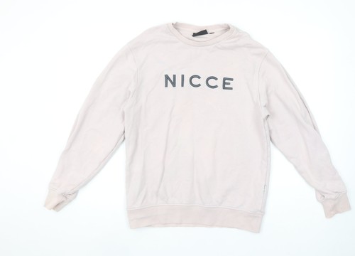 Nicce men beige - beige, logo