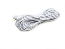 Long 5m Extension Power Lead Charger Cable White for DayClox i8 A Digital Clock