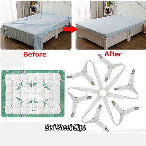 Bed mattress sheet clips - sheet,