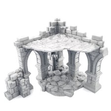 Battle Ruined Wall Medieval