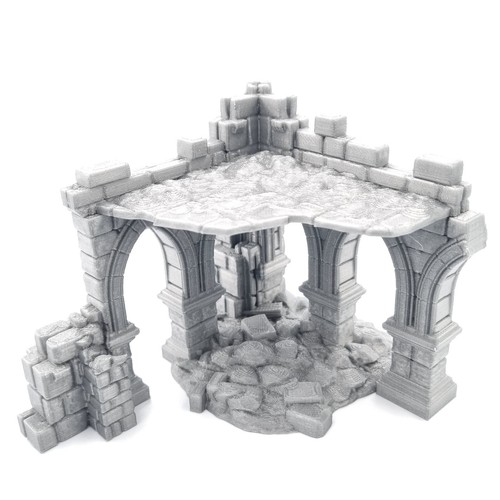 Battle ruined wall - battle,