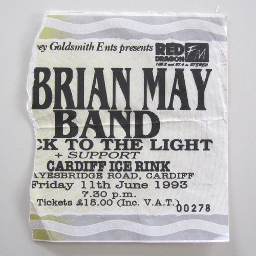 Brian may 1993 cardiff - 1993,