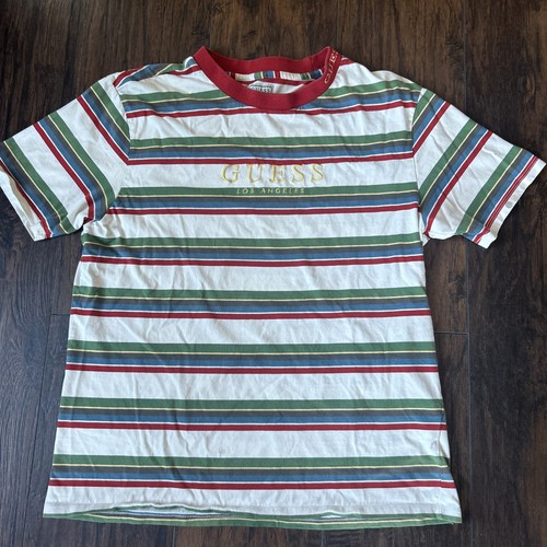 Guess shirt men small striped - shirt,
