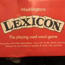 Vintage Lexicon Card Game 1977