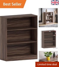 Elegant 3 Tier Low Bookshelf