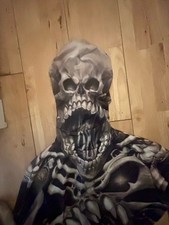 Morph Costume All In One Zips Around The Head Horrific Fancy Dress Outfit XL