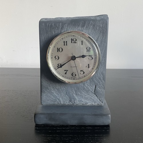 Vintage welsh slate mantel - vintage,