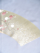 [AYANE]  UME-PLUM FLOWERS  2 - Japanese Silk  KIMONO Fabric