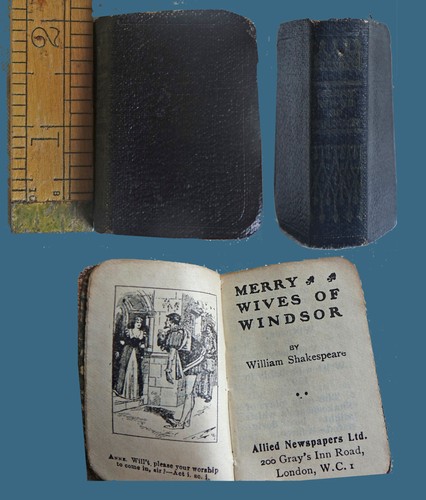 1932 miniature tall book - 1932, 2"