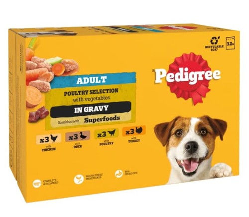Pedigree pouches adult - 12,