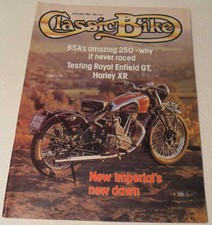 Classic Bike Apr/May 1980 New Imperial 36,BSA MC1,Sanglas, Harley-Davidson XR750