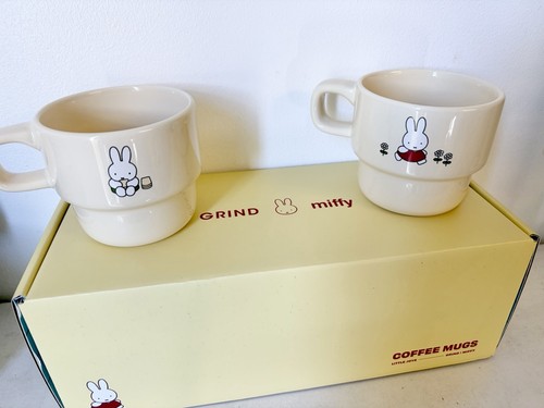 Grind miffy coffee mug set - miffy,