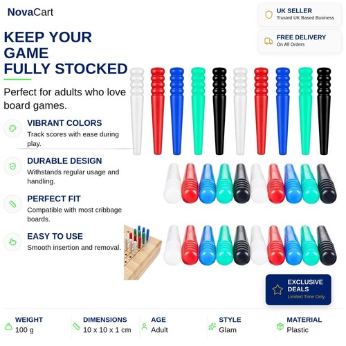 Cribbage pegs 30 pack - -,