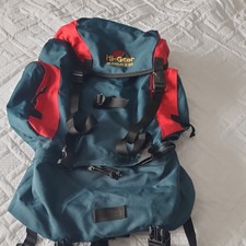 Hi-Gear Glendale 60L Green/Red Hiking Rucksack Backpack 60 Litre Capacity