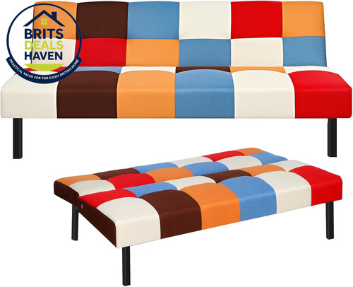 Patchwork sofa bed click - sofa, clack