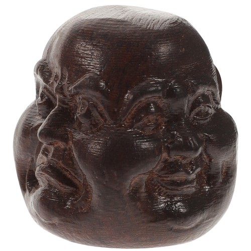 Miniature wood carving buddha - miniature,