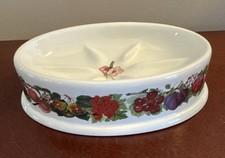 Portmeirion Pomona Fruit Oval Soap Dish Ceramic Made In England Original EUC