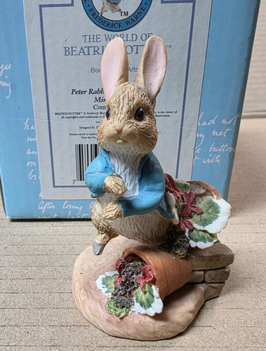 Peter rabbit with plant pot - peter,
