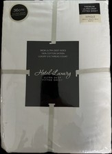 Fitted Sheet – Single Size, Hotel Luxury 100% Cotton Sateen Ultra-Deep