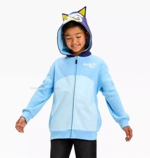 Bluey Boys Hoodie Jacket Size