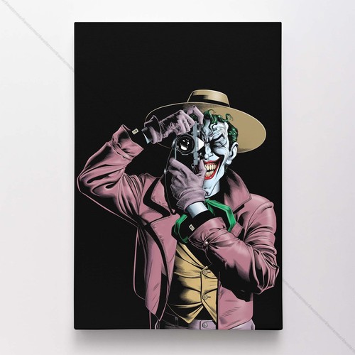 Joker poster canvas the - canvas,