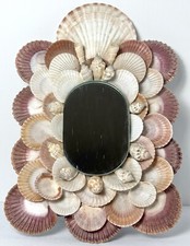 Sea Shell Mirror Coastal Beach
