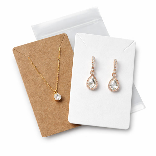 Jewellery display cards with - jewellery,