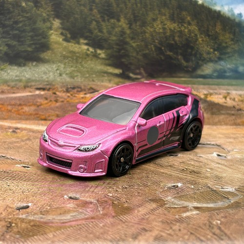 Hot wheels subaru wrx sti - sti, pink