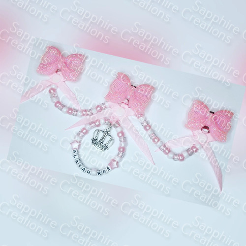 Baby girls personalised - baby, pram